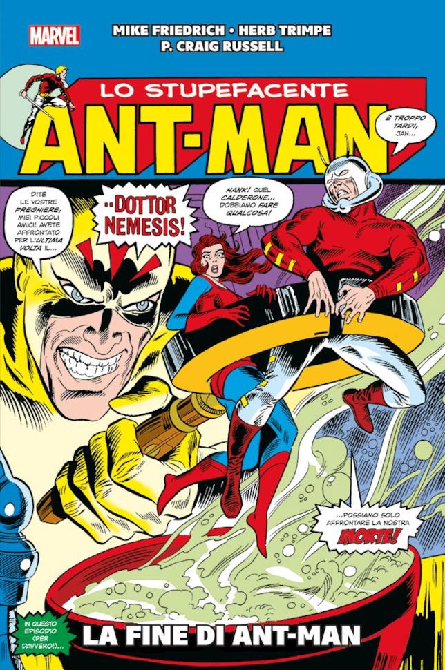 La fine di Ant-Man La copertina del volume La fine di Ant-Man