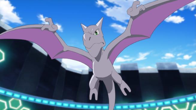 Pokémon GO, tutti i dettagli per l'evento speciale Settimana dell'Avventura Aerodactyl in volo nell'anime dei Pokémon