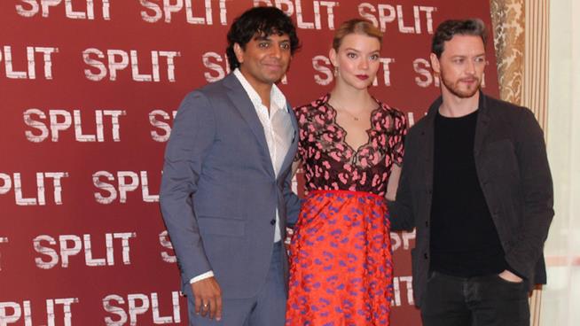 Intervista al cast di Split: James McAvoy, M. Night Shyamalan e Anya Taylor Joy il cast di SPLIT