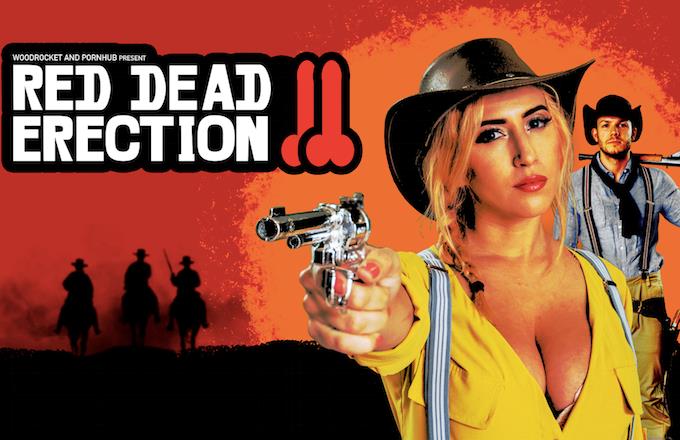 Anche Red Dead Redemption 2 diventa un film porno! La locandina di Red Dead Erection II