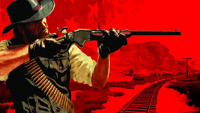 È questa la mappa di Red Dead Redemption 2? John Marston impugna il suo fucile in Red Dead Redemption