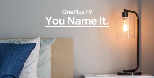 OnePlus prepara la sua prima smart TV per il 2019 Un'immagine per promuovere OnePlus TV