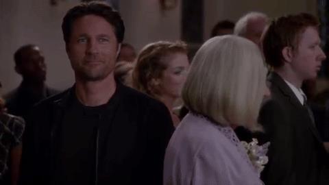 Nathan, Maggie e Meredith nella scena finale di Grey's Anatomy 12 Nathan, Ellen e Maggie in Grey's Anatomy