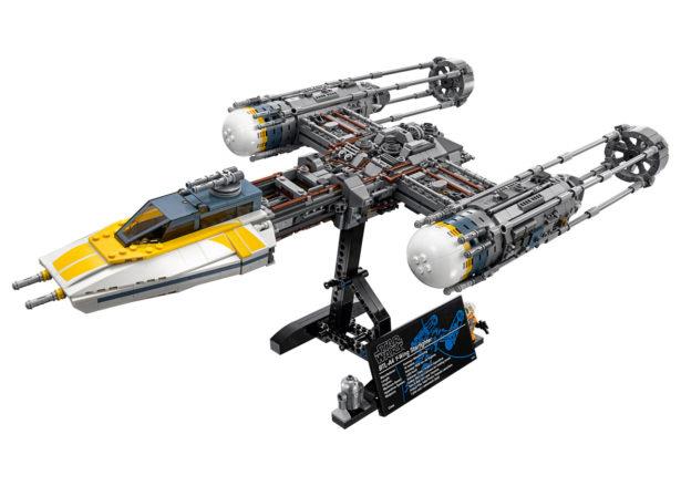 Il set LEGO Y-Wing Starfighter Un primo piano del nuovo set LEGO Y-Wing Starfighter