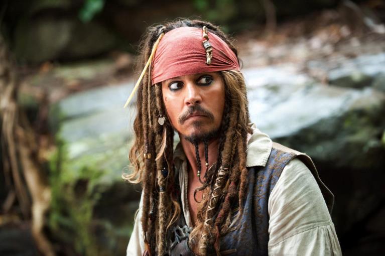 Jack Sparrow Un primo piano di Jack Sparrow