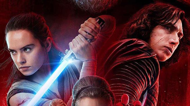 Gli Ultimi Jedi ha sorpassato Rogue One al box office Kylo e Rey nel poster di Star Wars: The Last Jedi