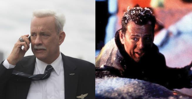 Da Sully a 58 minuti per morire: cinema d'alta quota Tom Hanks e Bruce Willis rispettivamente in Sully e 58 minuti per morire