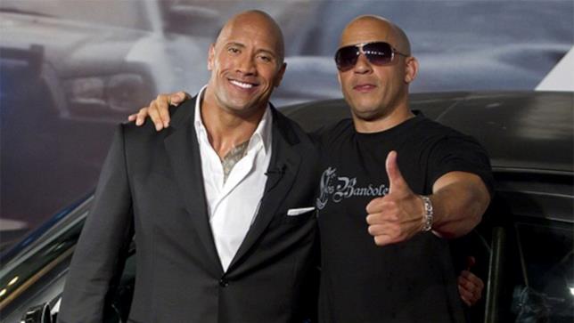 Vin Diesel e The Rock Vin Diesel e The Rock nel 2011
