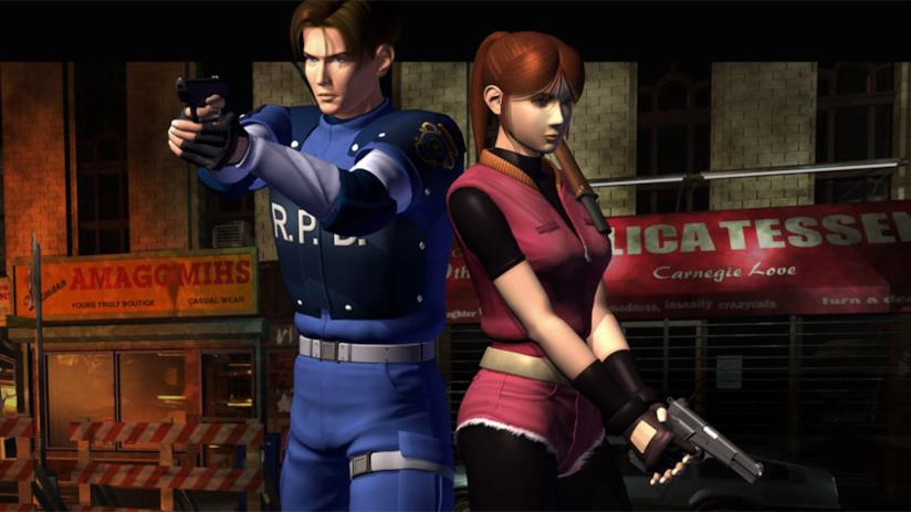 Resident Evil 2, a 20 anni dall'uscita appaiono nuovi indizi per il remake Leon e Claire posano in un artwork dell'originale Resident Evil 2