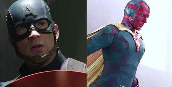 Captain America e Visione Captain America e Visione: uno dei due potrebbe morire in Infinity War
