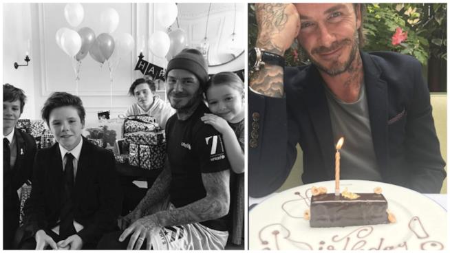 David Beckham festeggia 42 anni su Instagram Alcuni scatti del compleanno di David Beckham