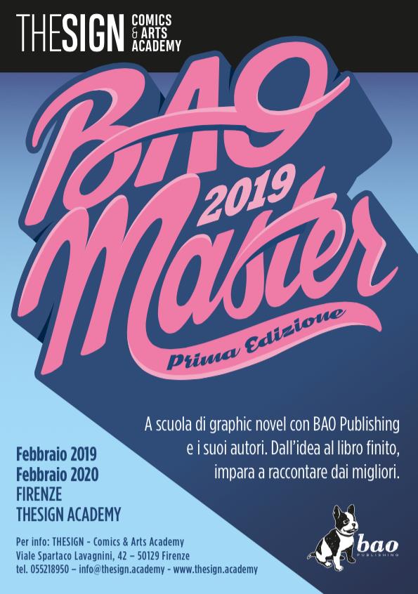Il poster del BAO-Master La locandina del master organizzato da BAO Publisher