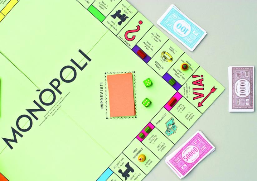 Votazione online per scegliere le pedine del Monopoly Il tabellone del Monopoly durante una partita