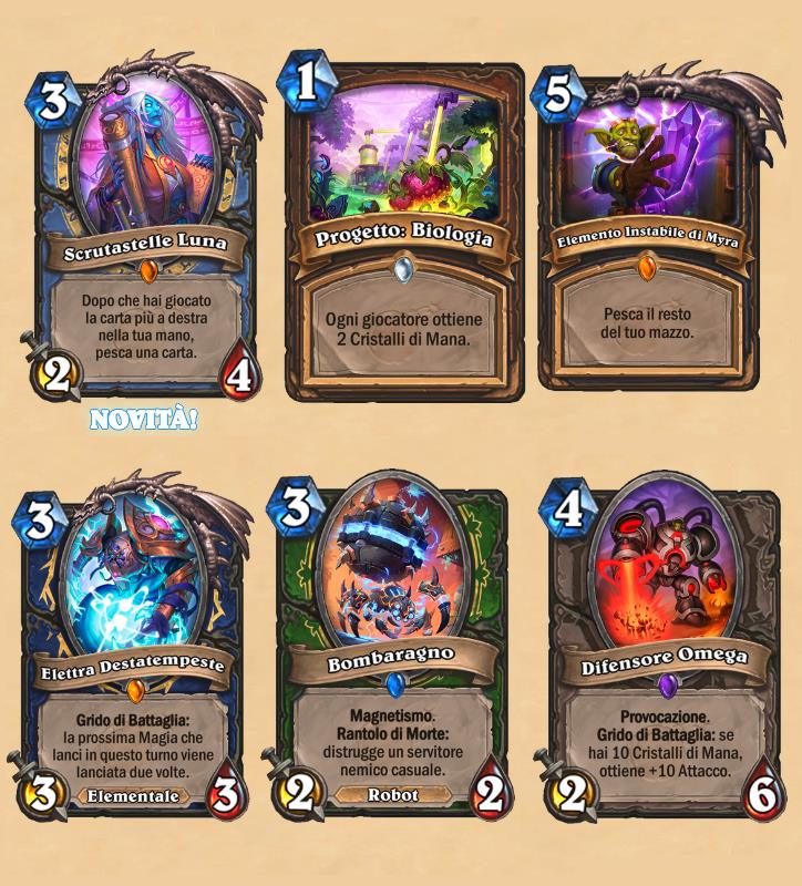 Hearthstone accoglie nuove carte con Operazione Apocalisse Le prime carte di Operazione Apocalisse