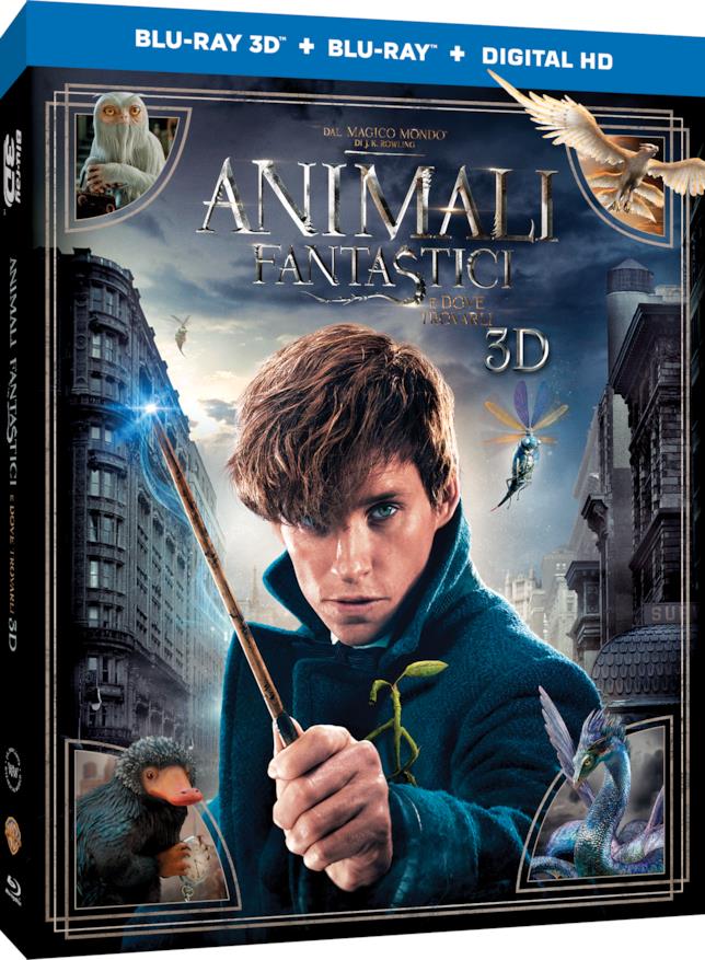 Il Blu Ray in 3D di Animali fantastici e dove trovarli Le avveture di Newt Scamander arrivano in DVD e Blu Ray 3D