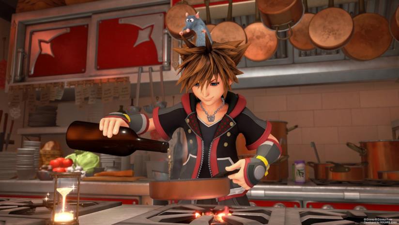 In Kingdom Hearts 3 anche un mini-gioco dedicato a Ratatouille Sora e Remy nel mini-gioco di Ratatouille