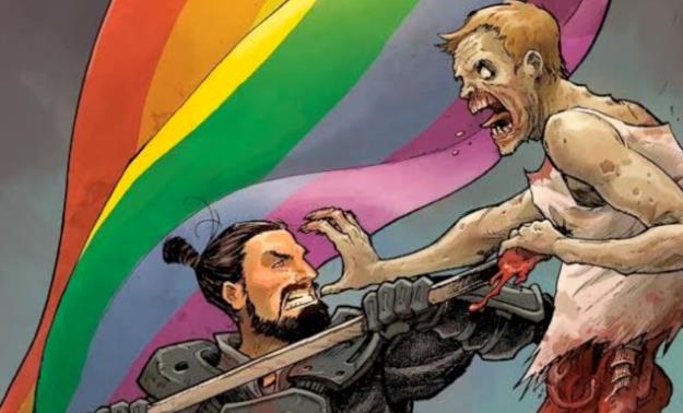 La variante LGBQT del nuovo numero di The Walking Dead I fumetti di Image Comics celebrano il mese del Pride