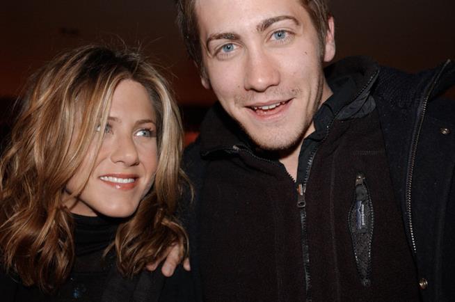Jake Gyllenhaal ha avuto una cotta per Jennifer Aniston Primo piano di Jake Gyllenhaal e Jennifer Aniston