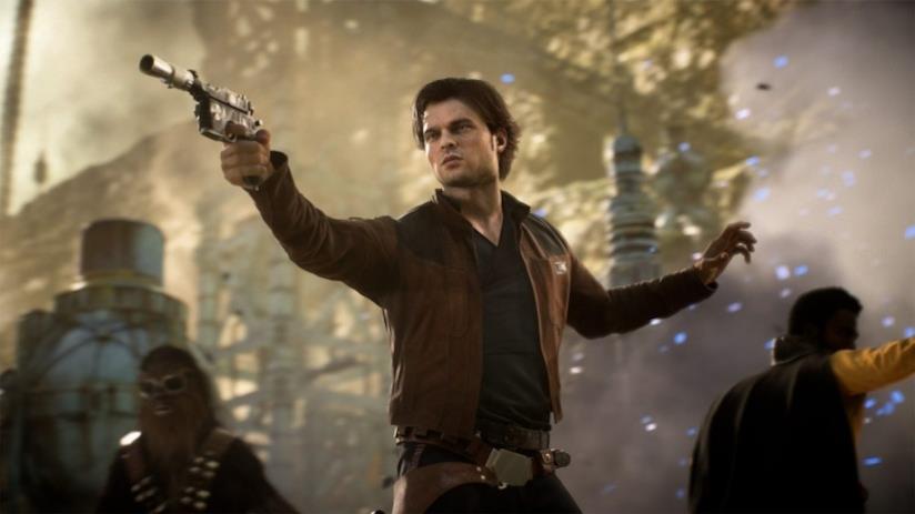Svelati i nuovi contenuti del DLC di Han Solo per Star Wars Battlefront 2 Han Solo in una sequenza di Star Wars Battlefront 2
