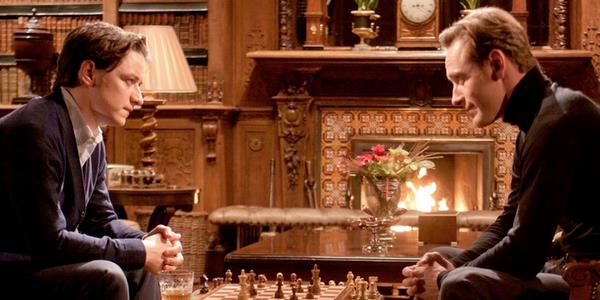 Charles e Erik in X-Men: L'inizio James McAvoy e Michael Fassbender in una scena del film X-Men: L'inizio
