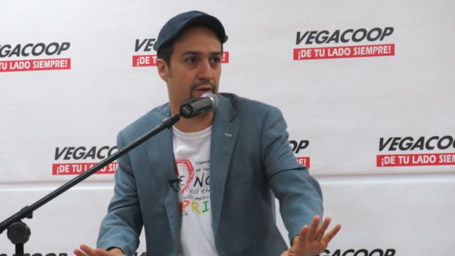 Lin-Manuel Miranda nel film Mary Poppins Returns Lin-Manuel Miranda in conferenza