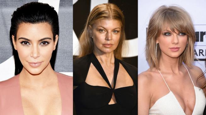 Fergie si esprime su Kim Kardashian e Taylor Swift Primo piano di Kim Kardashian, Taylor Swift e Fergie