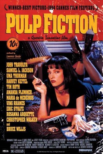 Poster vintage di Pulp Fiction Pulp fiction, poster vintage