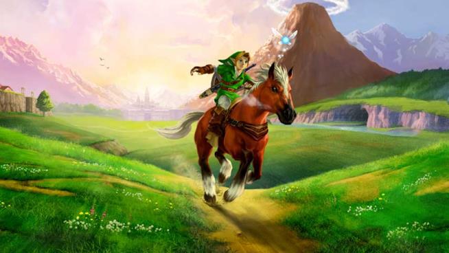 Zelda: Ocarina of Time ricreato con grafica moderna è davvero bellissimo Link cavalca la sua Epona