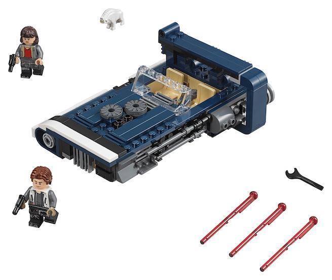 Imperial Patrol Battle Pack Dettagli sul set di LEGO Han Solo's Landspeeder