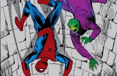 Spidey nelle grinfie di Lizard nel loro primo incontro Cover di Amazing Spider-Man #6