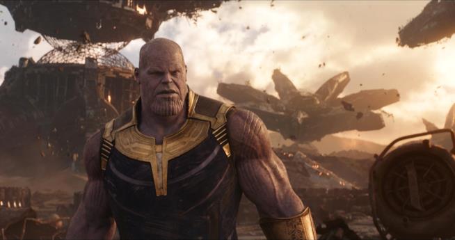 Qual è il punto debole di Thanos? Qualche idea dagli sceneggiatori di Avengers 4 Thanos su Titano in Avengers: Infinity War