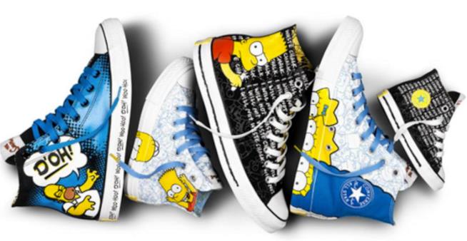 I Simpson: le sneakers per i #DrogatiDiSerieTV