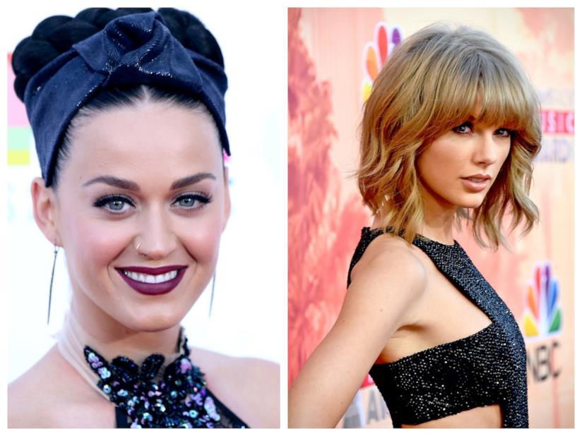 Taylor Swift e Katy Perry festeggiano il compleanno di Drake Primo piano di Katy Perry e Taylor Swift