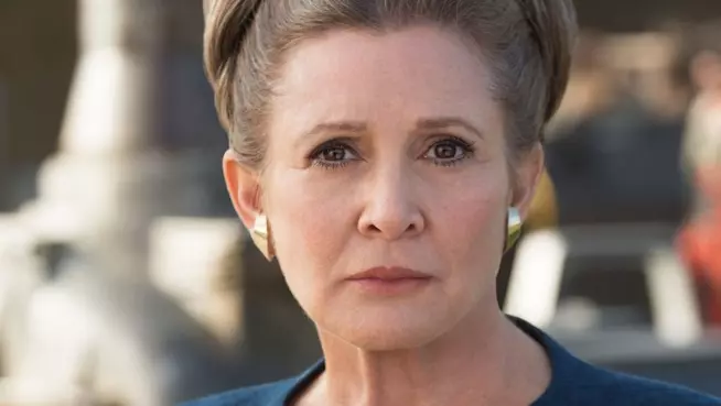 Carrie Fisher sarà presente in Star Wars: Episodio IX Carrie Fisher nei panni della Principessa Leia