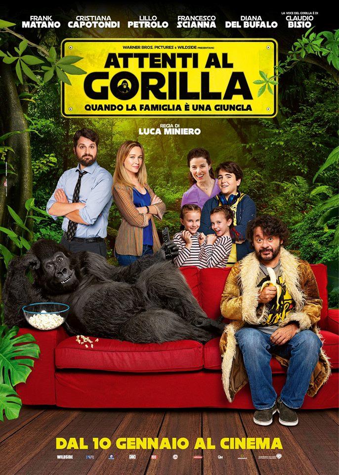 La locandina della commedia Attenti al gorilla Il poster del film Attenti al gorilla