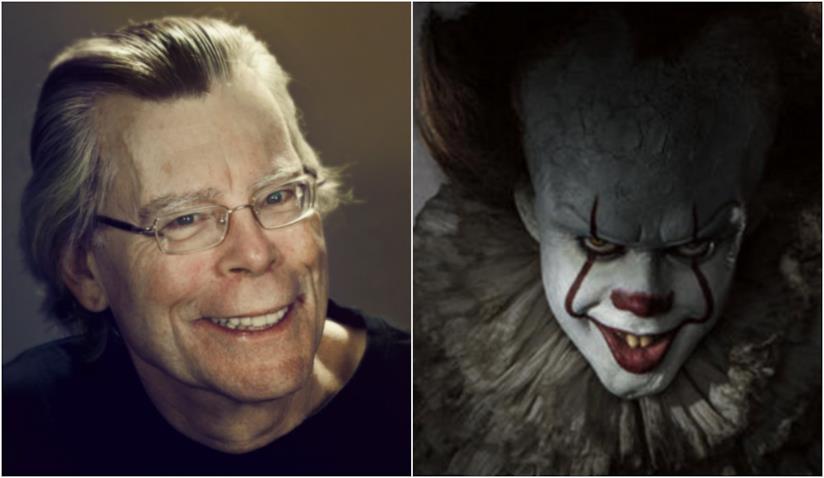 Stephen King ha apprezzato il nuovo IT ma non altri adattamenti Un collage tra Stephen King e Pennywise