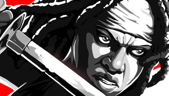 I migliori giochi per smartphone e tablet dal 1 al 15 luglio 2017 Un primo piano di Michonne da The Walking Dead: Sopravvivenza