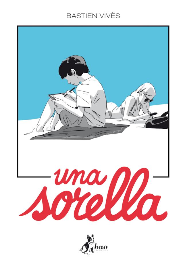 La cover del fumetto francese Una sorella la copertina della graphic novel Una sorella