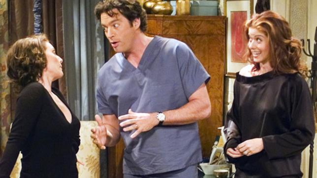 Una scena di Will & Grace Una scena della serie TV Will & Grace