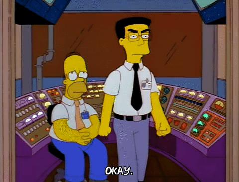 Frank Grimes e Homer Homer triste dà ragione a Frank Grimes