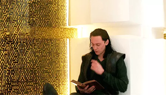 Reading Loki Loki legge un libro