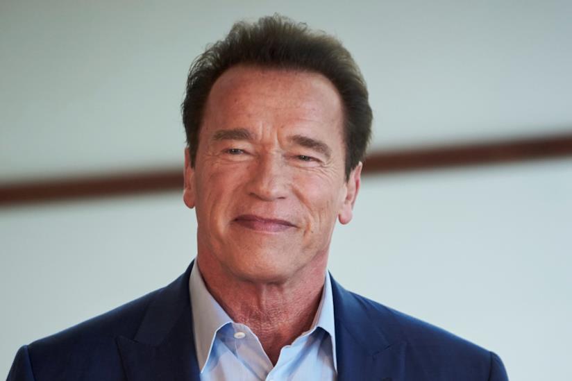 Arnold Schwarzenegger diventa presidente per il film di Kung Fury Un primo piano di Arnold Schwarzenegger