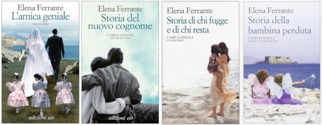 Amica geniale Le quattro copertina dell'Amica Geniale
