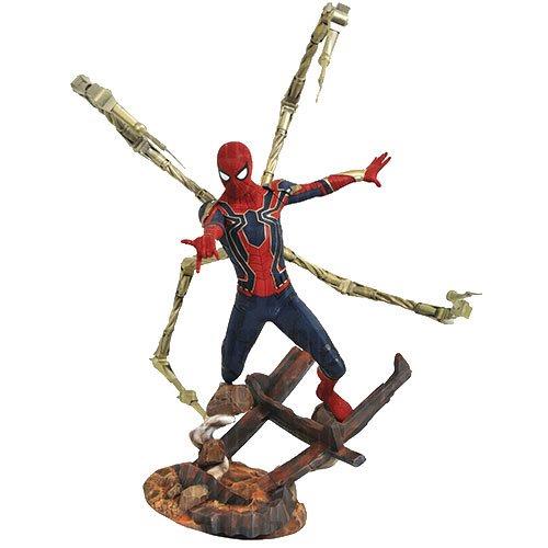 La statua in resina di Iron Spider La statua in resina di Iron Spider di Marvel Première Collection