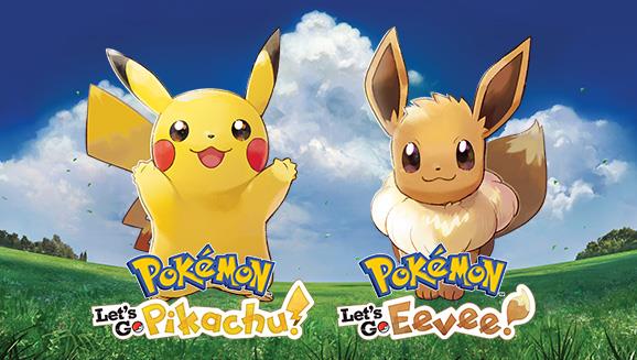 I nuovi Pokémon: Let’s Go, Pikachu! e Pokémon: Let’s Go, Eevee! Pokémon: Let’s Go, Pikachu! e Pokémon: Let’s Go, Eevee!, titoli Nintendo