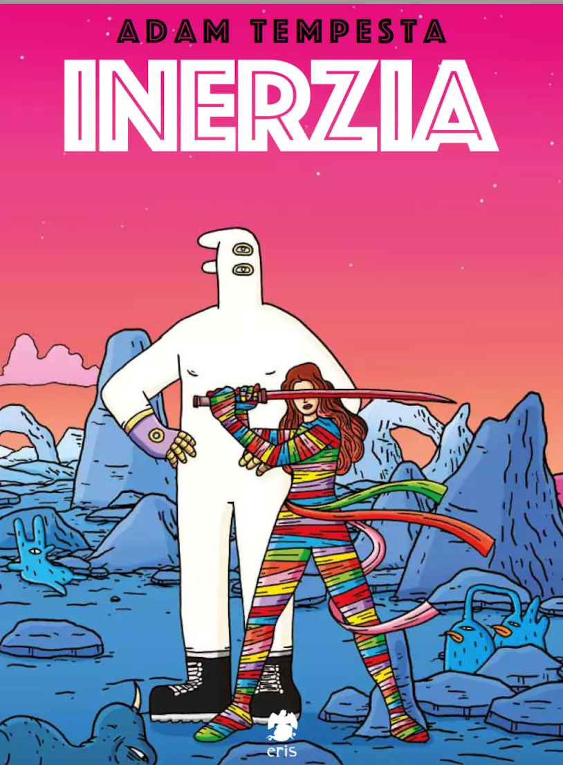 La cover del fumetto Inerzia di Adam Tempesta La copertina di Inerzia di Adam Tempesta