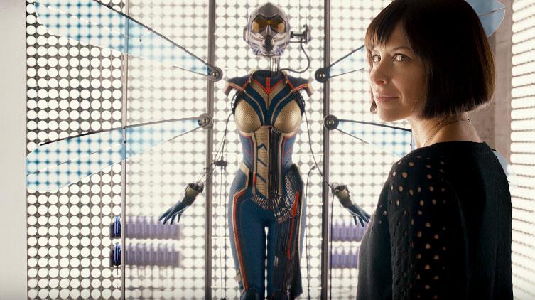 Ant-Man and the Wasp inizia le riprese il 6 luglio 2017 Hope Van Dyne con l'uniforme di Wasp in Ant-Man