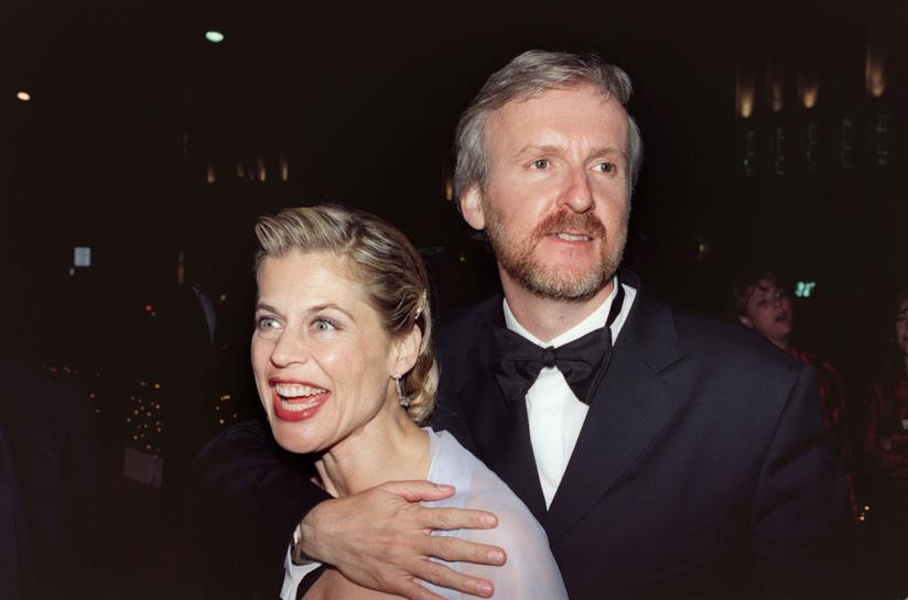 L'attrice Linda Hamilton ricorda la sua relazione con James Cameron Linda Hamilton insieme al regista e marito James Cameron in una foto di repertorio
