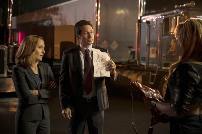 Mulder e Scully nel terzo episodio della miniserie X-Files la miniserie episodio 3
