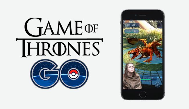 Titolo mobile di Game of Thrones in stile Pokémon GO? Logo finto e schermata di Game of Thrones GO